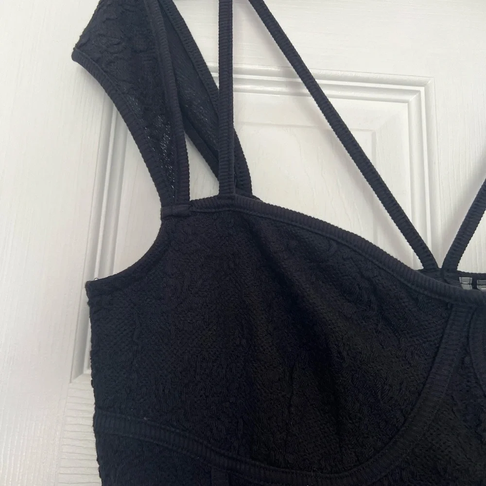 Anthropologie black fitted dress M NWT - Picture 7 of 12